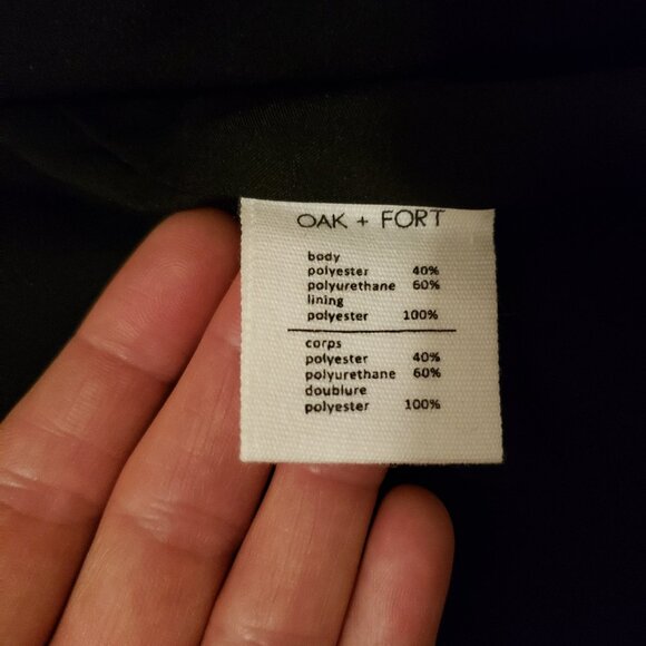 OAK + FORT Vegan Moto Leather - Picture 7 of 8